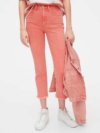 High Rise Cigarette Jeans with Secret Smoothing Pockets | Gap (US)