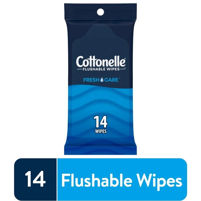 Pack of 2 Cottonelle Fresh Care On-The-Go Travel Size Wet Wipes, 1 count (packaging may vary) | Walmart (US)