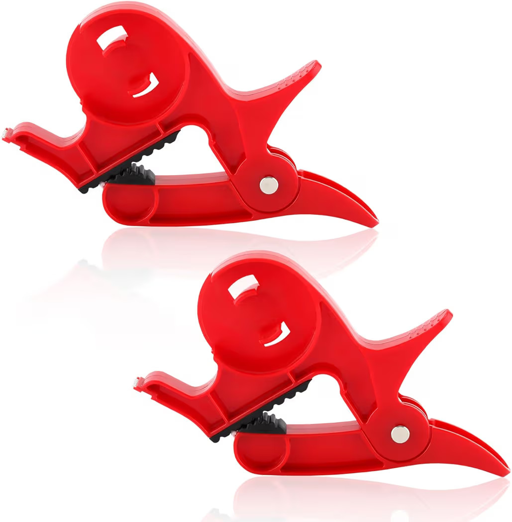 2pcs Tabletop Gift Wrapping Tool, Tape Dispenser Wrapping Paper Holder Table Clamp for Christmas Birthday Gifts, Gift Wrapping Tool Gift Wrap Cutter for Desk Packing Paper Rolls (Red) | Amazon (CA)