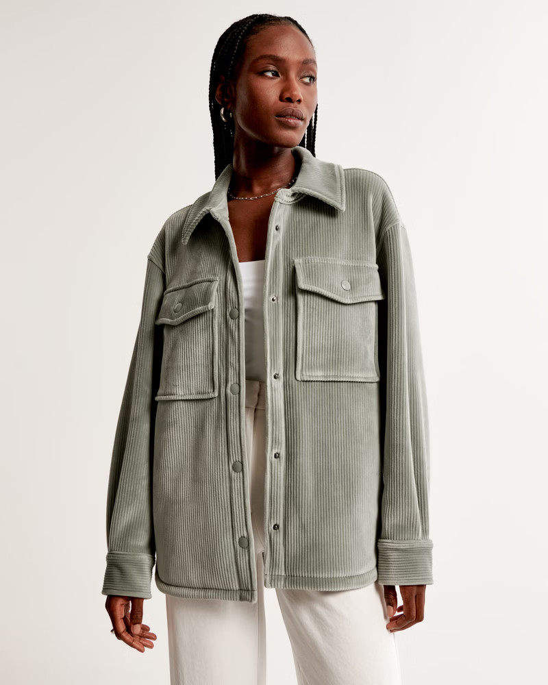 Corduroy Shirt Jacket | Abercrombie & Fitch (US)