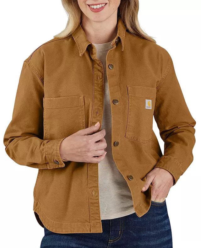 Carhartt Women's Duck Canvas Overshirt | Dick's Sporting Goods