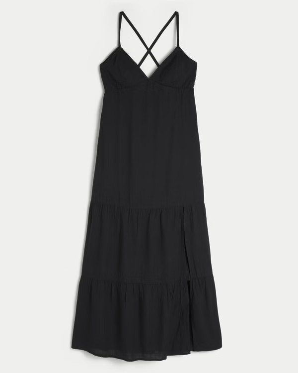Open Back Maxi Dress | Hollister (US)