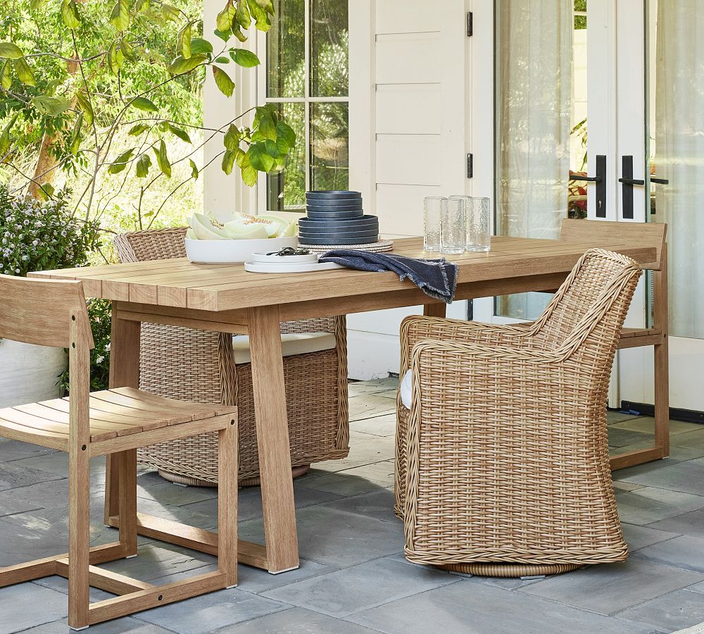 Monterey Rectangular Outdoor Dining Table (72") | Pottery Barn (US)