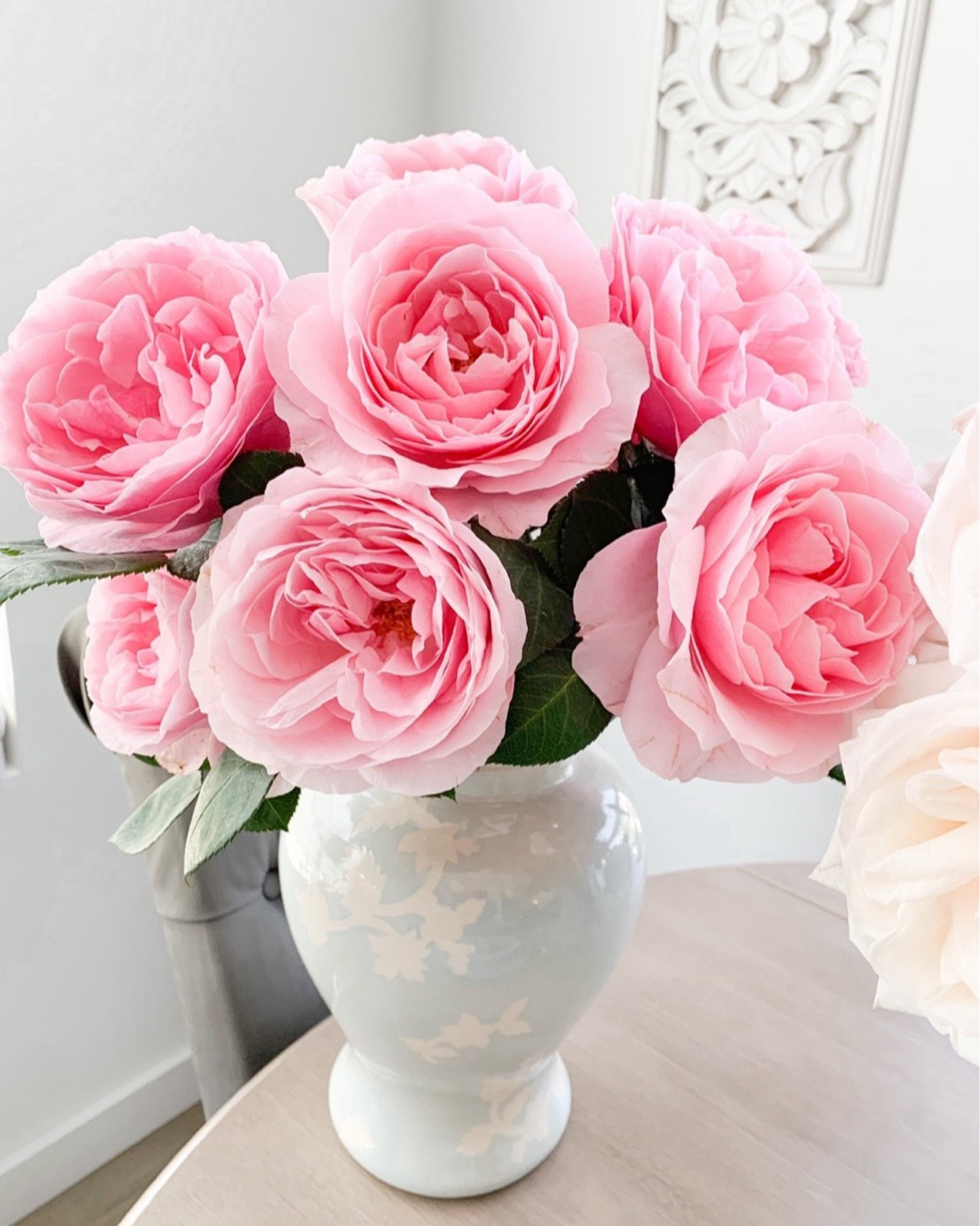 beautiful ginger jars + grace rose farm roses 🤍

#LTKHome