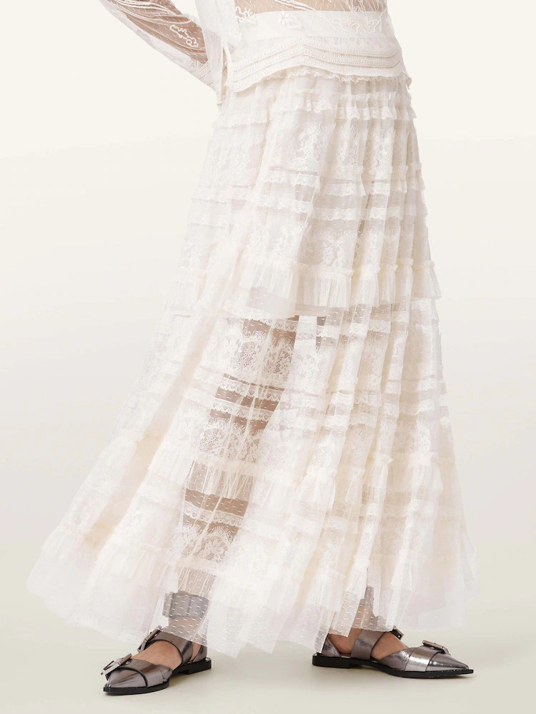 Wit - AllSaints Arlea Tulle Skirt | Next EU