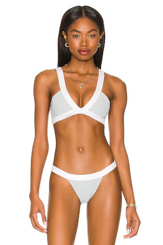 Shore Bottom in Baby Blue & White | Revolve Clothing (Global)