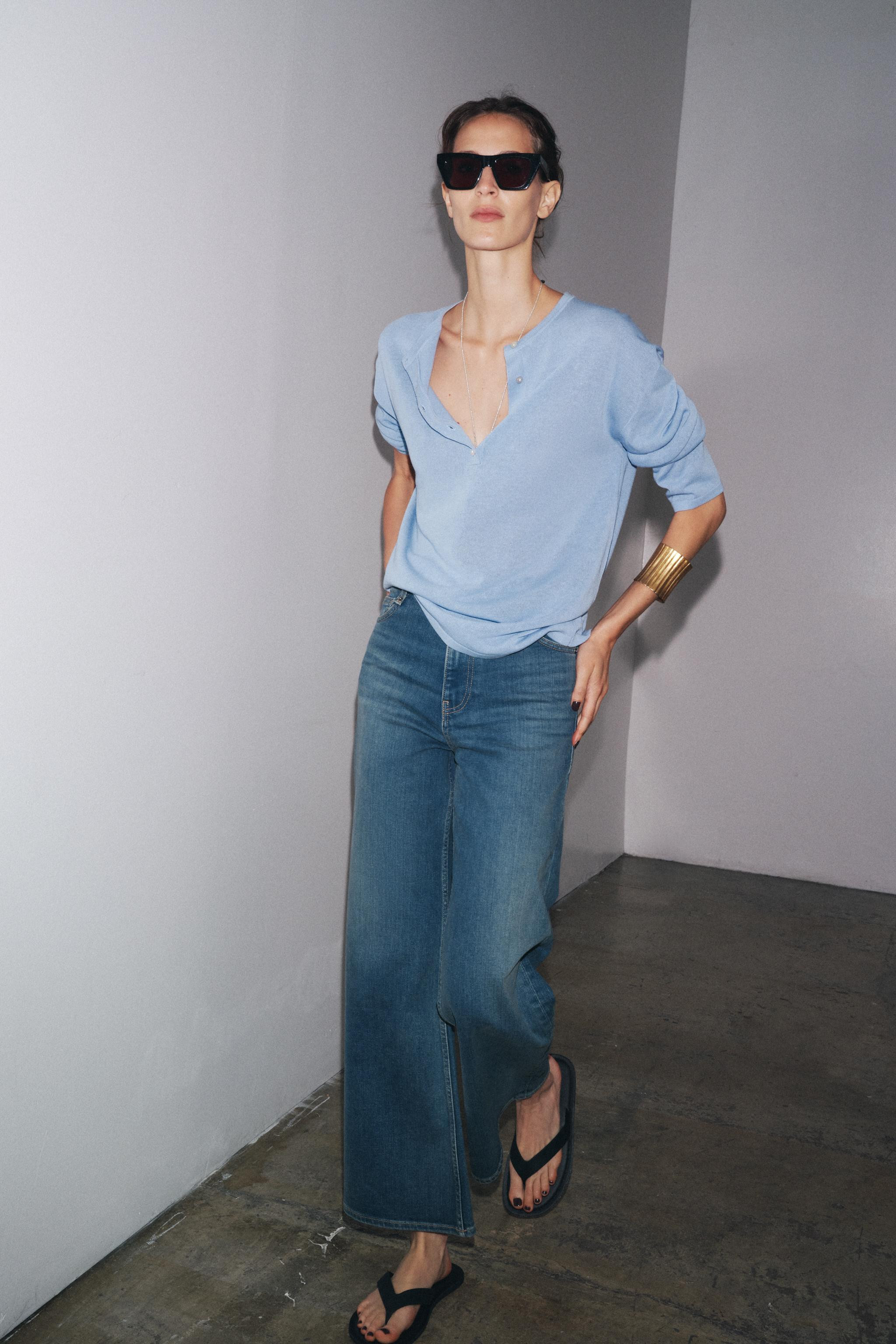 OVERSIZED BASIC KNIT SWEATER | Zara US