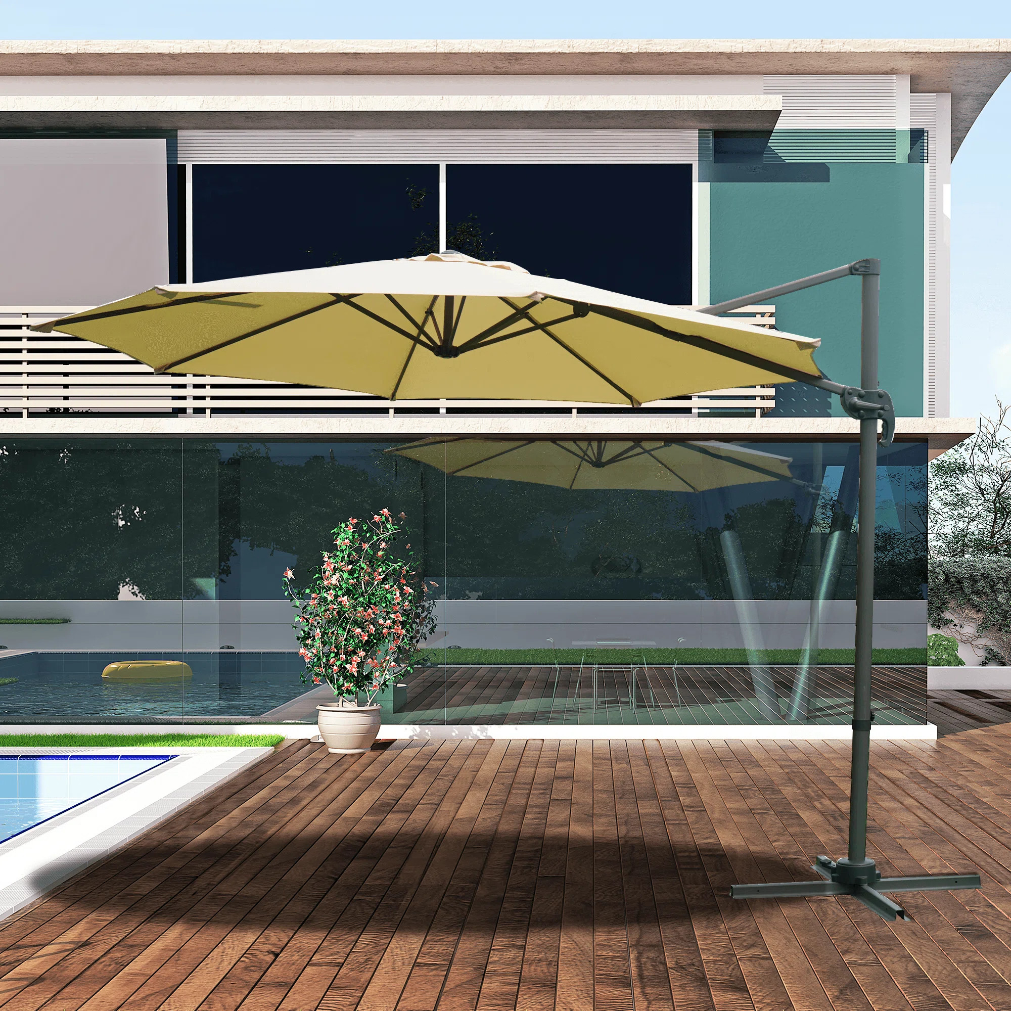 Tottenham 116'' Cantilever Umbrella | Wayfair North America