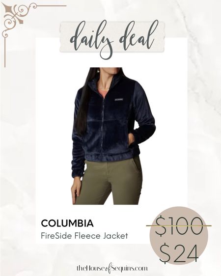 76% OFF Columbia fleece jacket 
