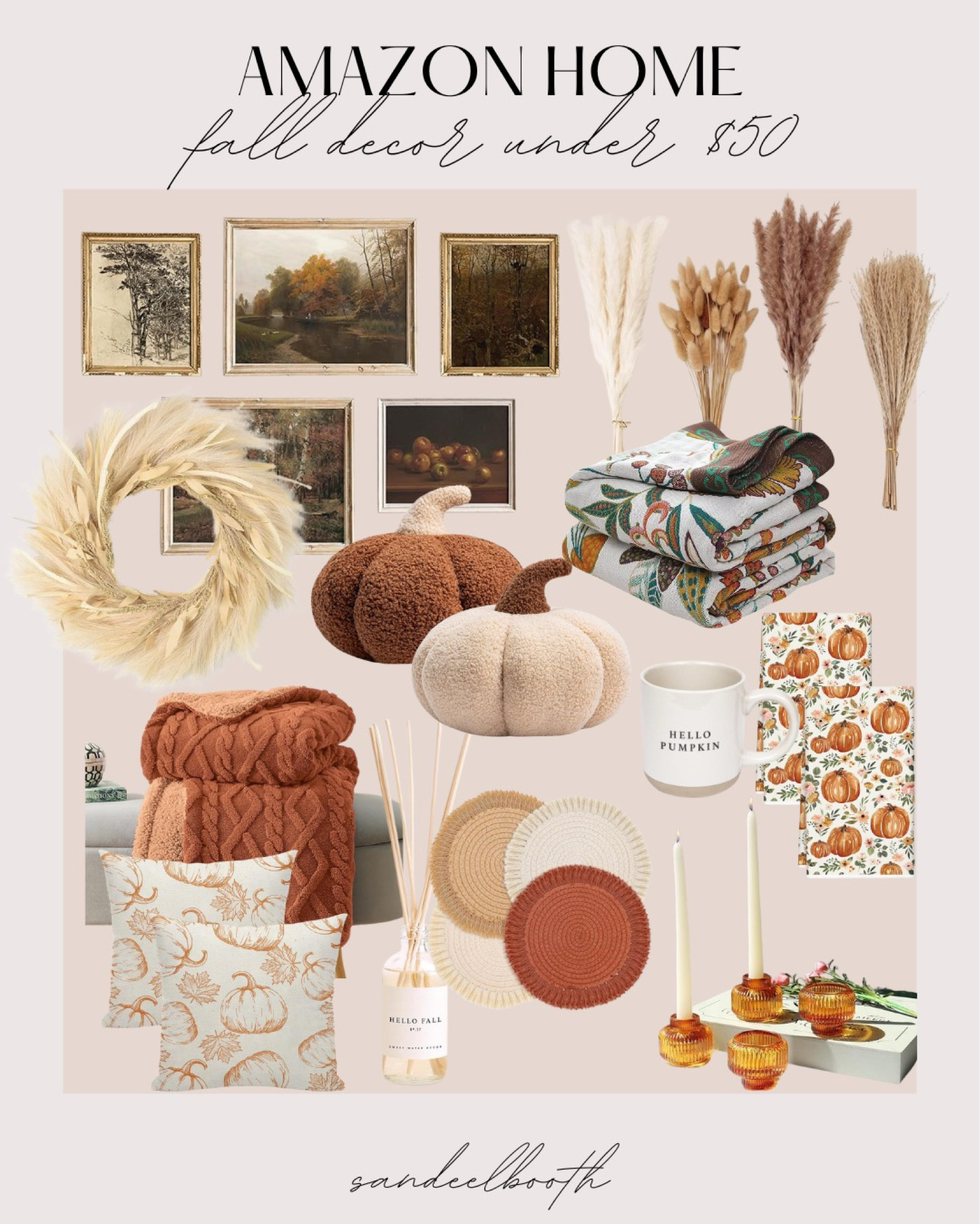 Amazon Fall Home Decor Under $50!

Pottery barn looks for less, neutral fall home decor, moody home finds, Amazon decor, pumpkin decor

#LTKSeasonal #LTKHome #LTKStyleTip