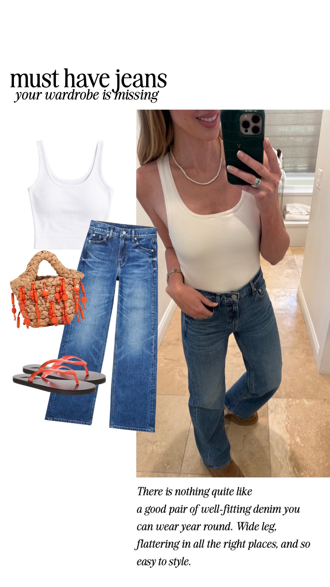 The whole look!! elevated casual look for spring and summer!