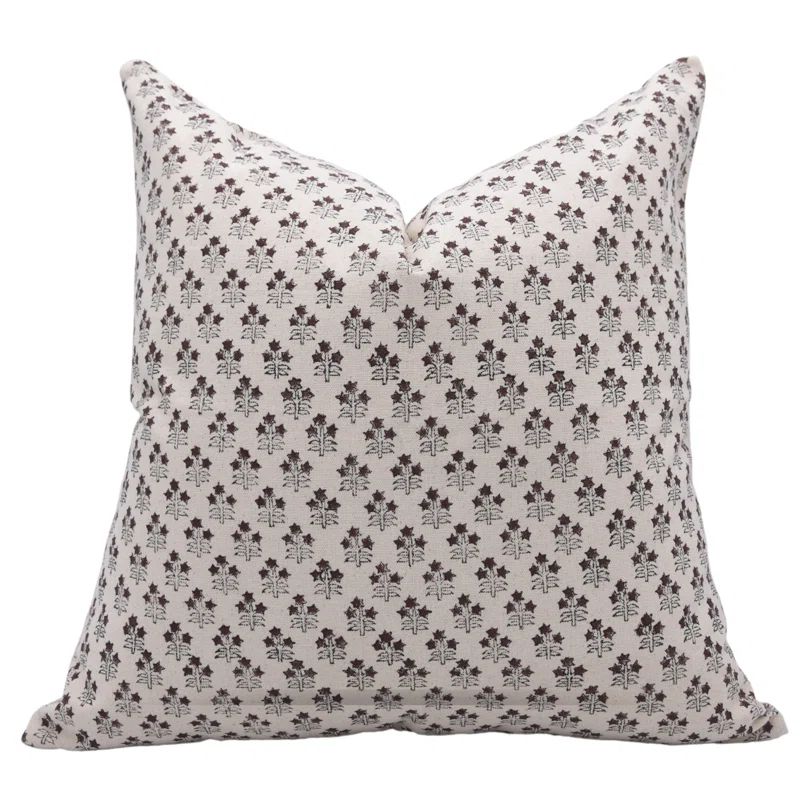 Levert Floral Cotton Indoor/Outdoor Pillow Cover | Wayfair North America