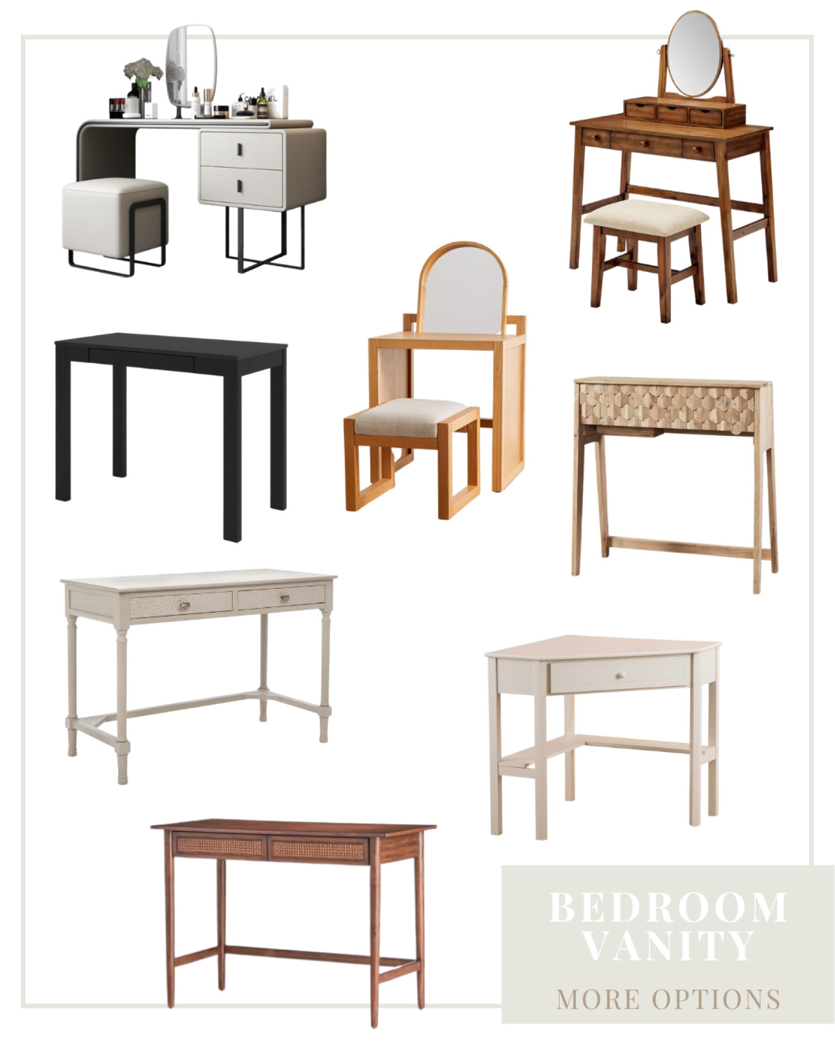 Makeup Vanity Options