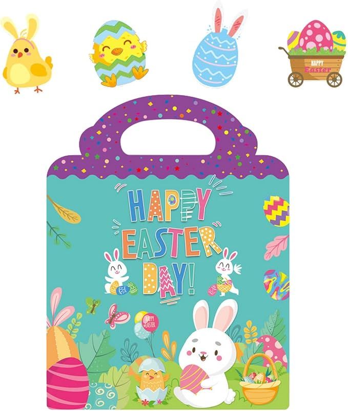 Easter Sticker Books for Kids 2-4, Easter Learning Stickers for Toddlers, Easter Sticker Games fo... | Amazon (US)