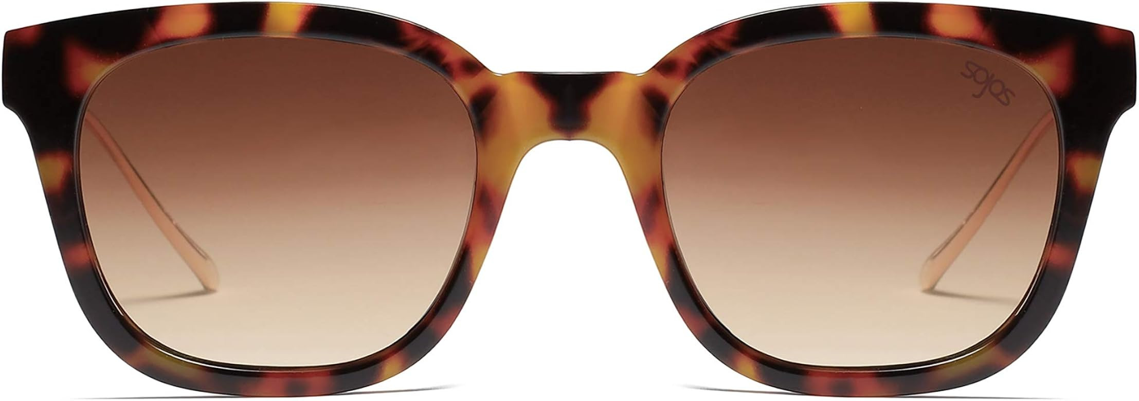 SOJOS Classic Square Polarized Sunglasses for Women Men Retro Trendy UV400 Sunnies SJ2050 | Amazon (US)