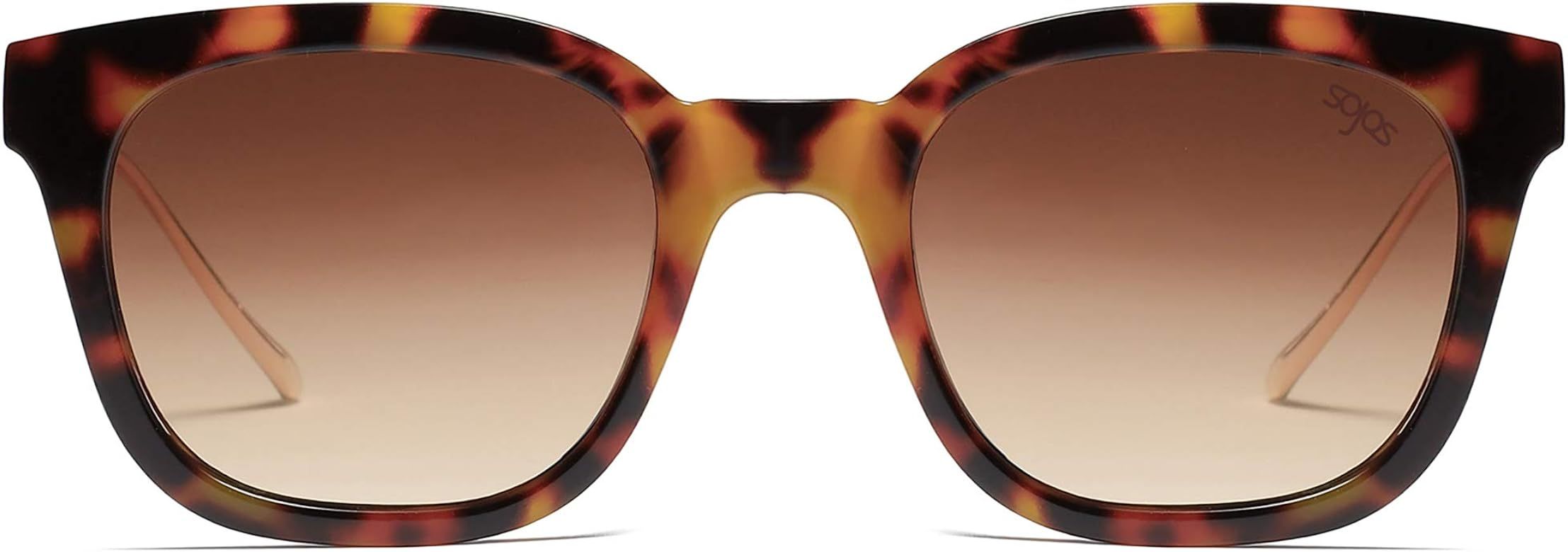 SOJOS Classic Square Polarized Sunglasses for Women UV400 Sun Glasses SJ2050 | Amazon (US)