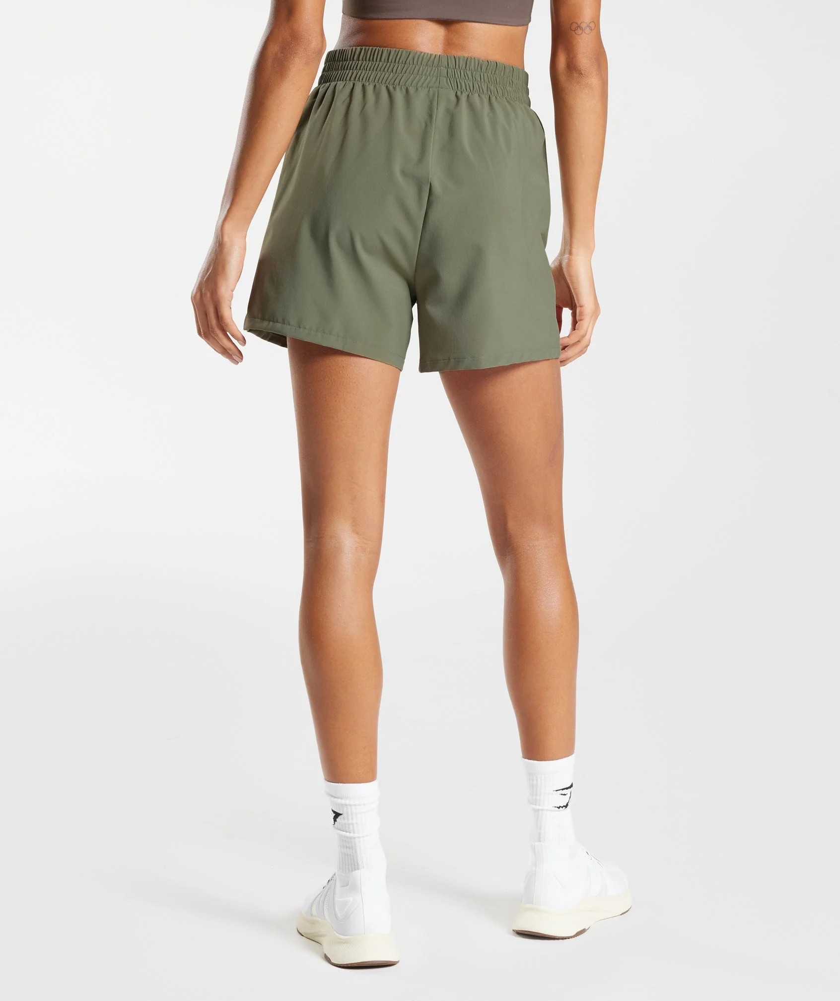 Gymshark Woven Pocket Shorts - Dusty Olive | Gymshark US