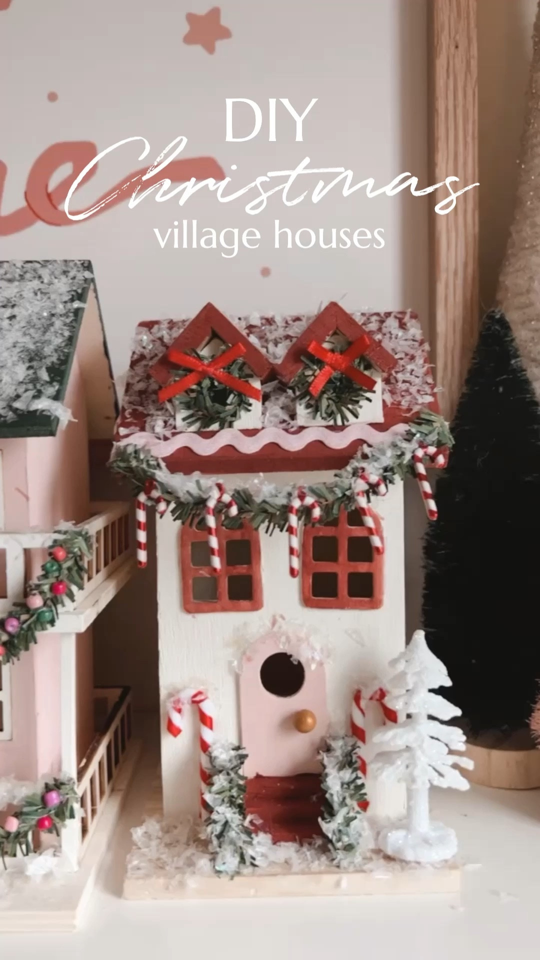 DIY Christmas village house!#LTKhome 

#LTKHoliday #LTKSeasonal