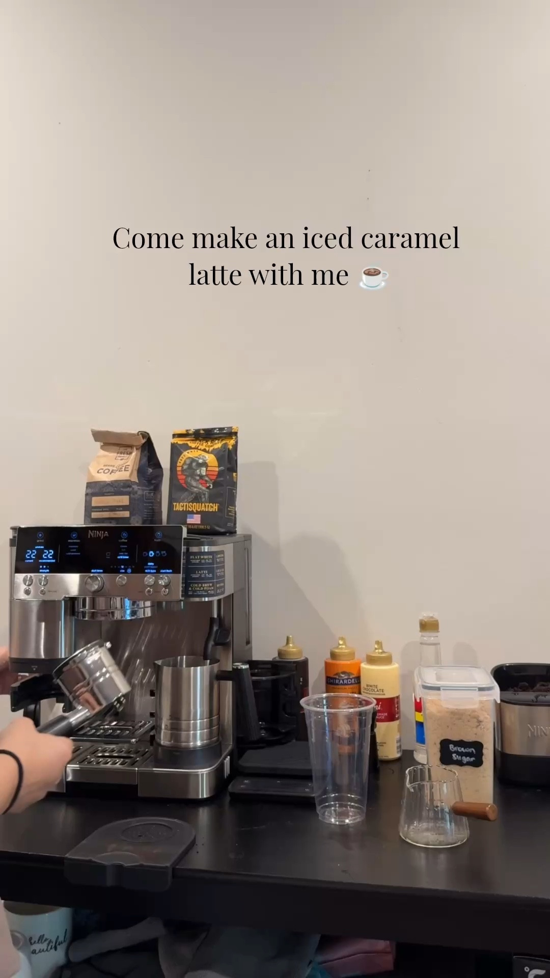 Come make an iced caramel latte with my ninja coffee machine ☕️

#LTKMothersDay #LTKdayinmylife #LTKmorningroutine