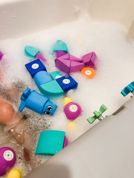 My 4-year-old got these magnetic foam blocks for Christmas and both of my kids have SO much fun building with them! We recently threw them into the bathtub, which is extra fun because they float!

#LTKkids #LTKhome #LTKfamily