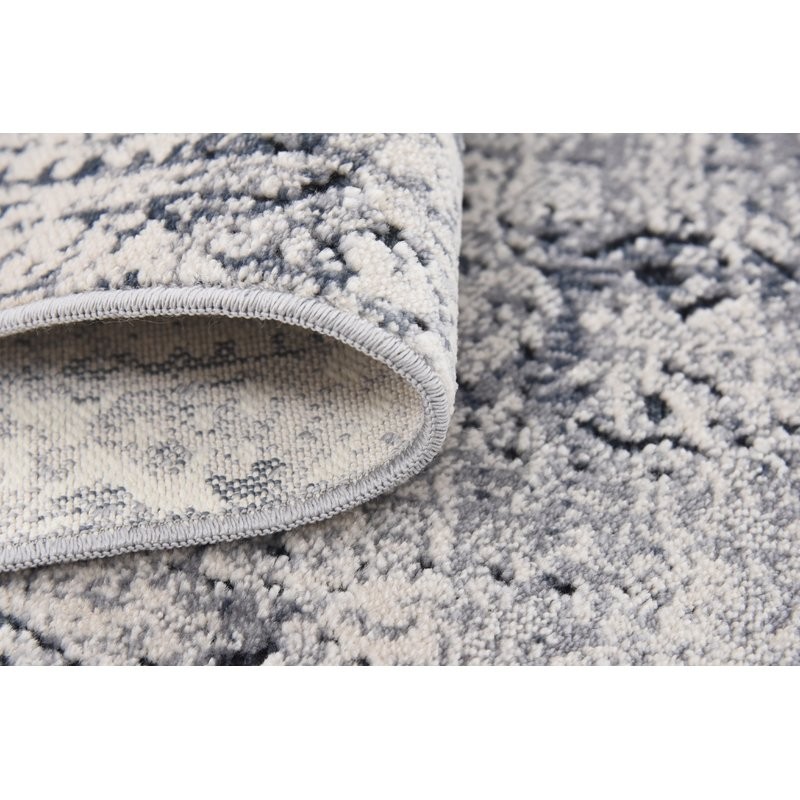 Abbeville Gray/Navy Blue Area Rug | Wayfair North America