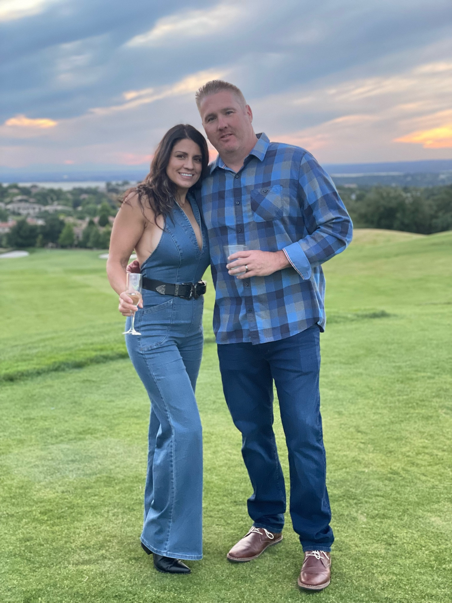 Free People denim jumpsuit(wearing xs), B-Low the belt western belt, Sam Edelman western booties, Uncommon James lariat necklace, baby v necklace, girls boss earrings, Sparklbands Louis Vuitton watchband (use code Wellstyled10 for 10% off your purchase at sparklbands.com) #datenight #summeroutfit #nightout #jumpsuit #countryconcert

#LTKstyletip