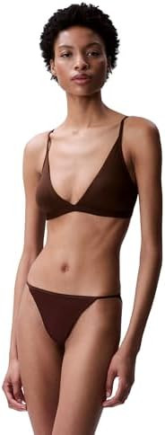 Calvin Klein Women's Form to Body Lightly Lined Triangle Bralette | Amazon (US)