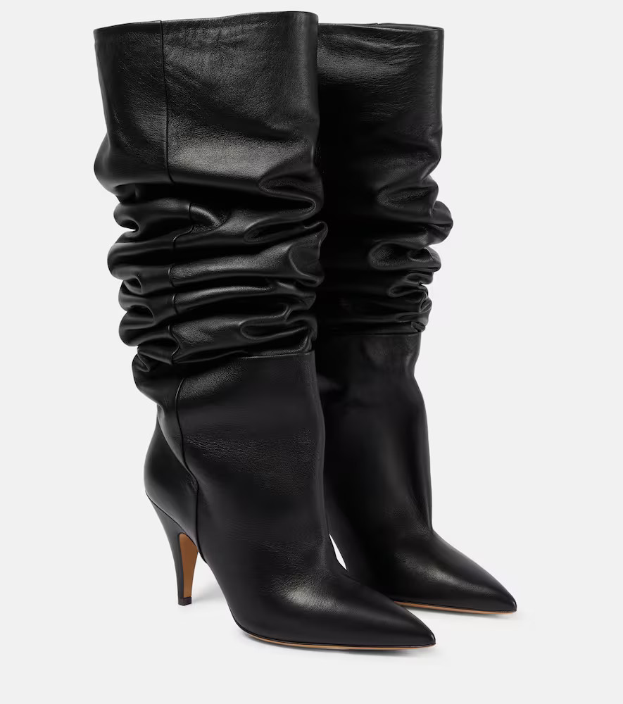 Khaite River leather knee-high boots | Mytheresa (US/CA)