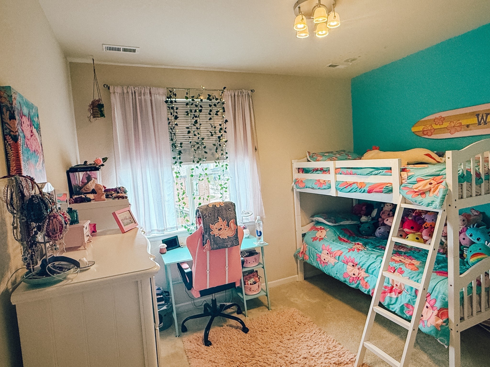 Winnie’s axolotl bedroom makeover 

#axolotlbedroom #axolotlroom #girlsbedroom #kidsbedroom #pinkandtealbedroom #axolotls #etsy #wayfair #target 

#LTKmomlife #LTKHome #LTKKids