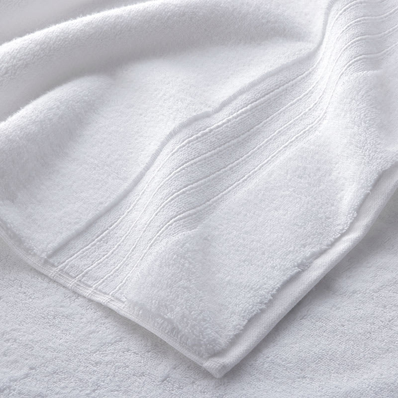 Mirage Aegean Cotton Washcloths, Set of 2 - White | The Company Store