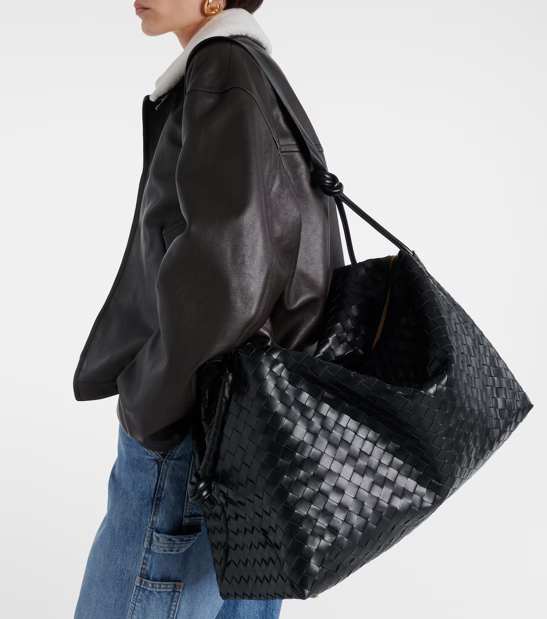 Loop Large leather duffel bag | Mytheresa (UK)