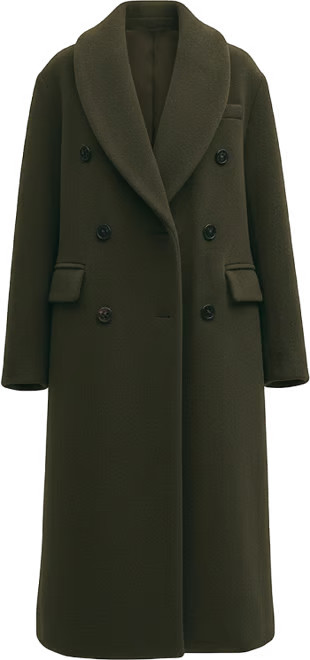 Double-Faced Wool Shawl-Collar Coat | Brooks Brothers