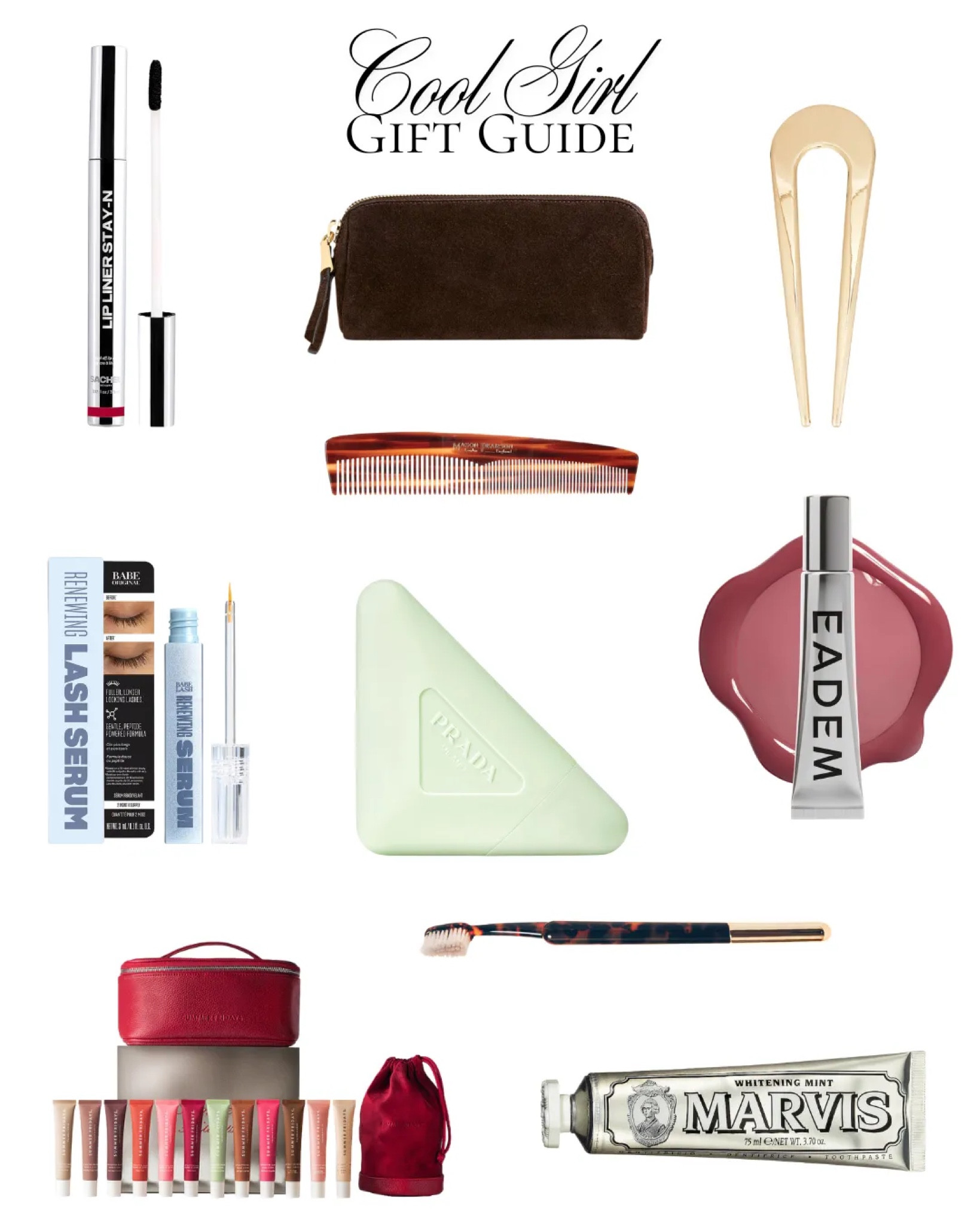2025 cool girl gift guide: Beauty products recommendations for the makeup and skincare lover in your life! These gifts for her are the perfect Christmas present idea for this holiday season! Products including Eadem, Prada beauty, Rhode, sacheu, and more! Shop all of these holiday gift ideas here! … For more links to christmas decor, red light mask, holiday party must-haves, triangle scarves, follow me on LTK! ✨

#LTKBeauty #LTKHoliday #LTKGiftGuide