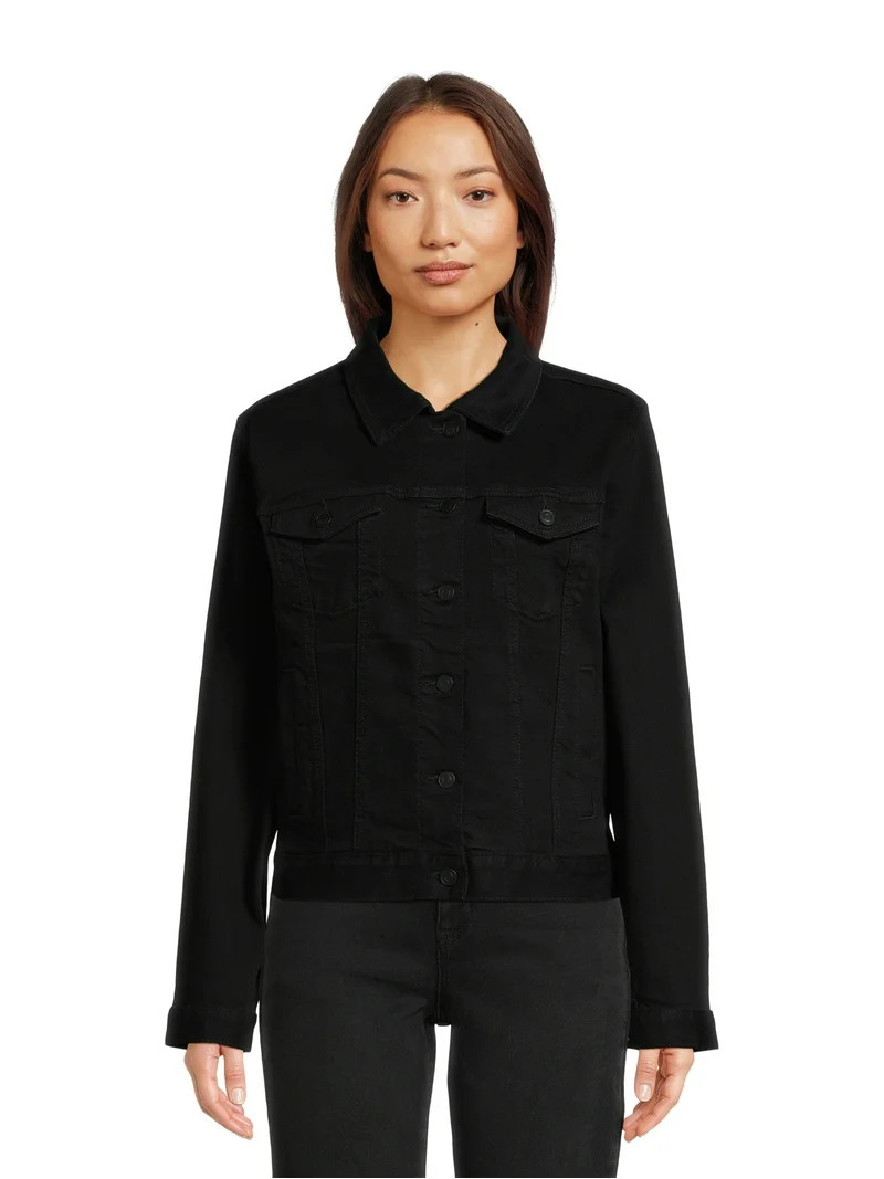Time and Tru Women's Denim Jacket, Sizes XS-XXXL - Walmart.com | Walmart (US)