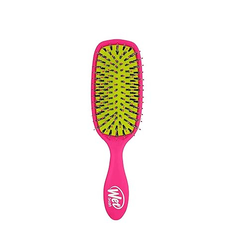 Wet Brush Shine Enhancer Hair Brush, Pink - Exclusive Ultra-soft IntelliFlex Bristles - Natural B... | Amazon (US)