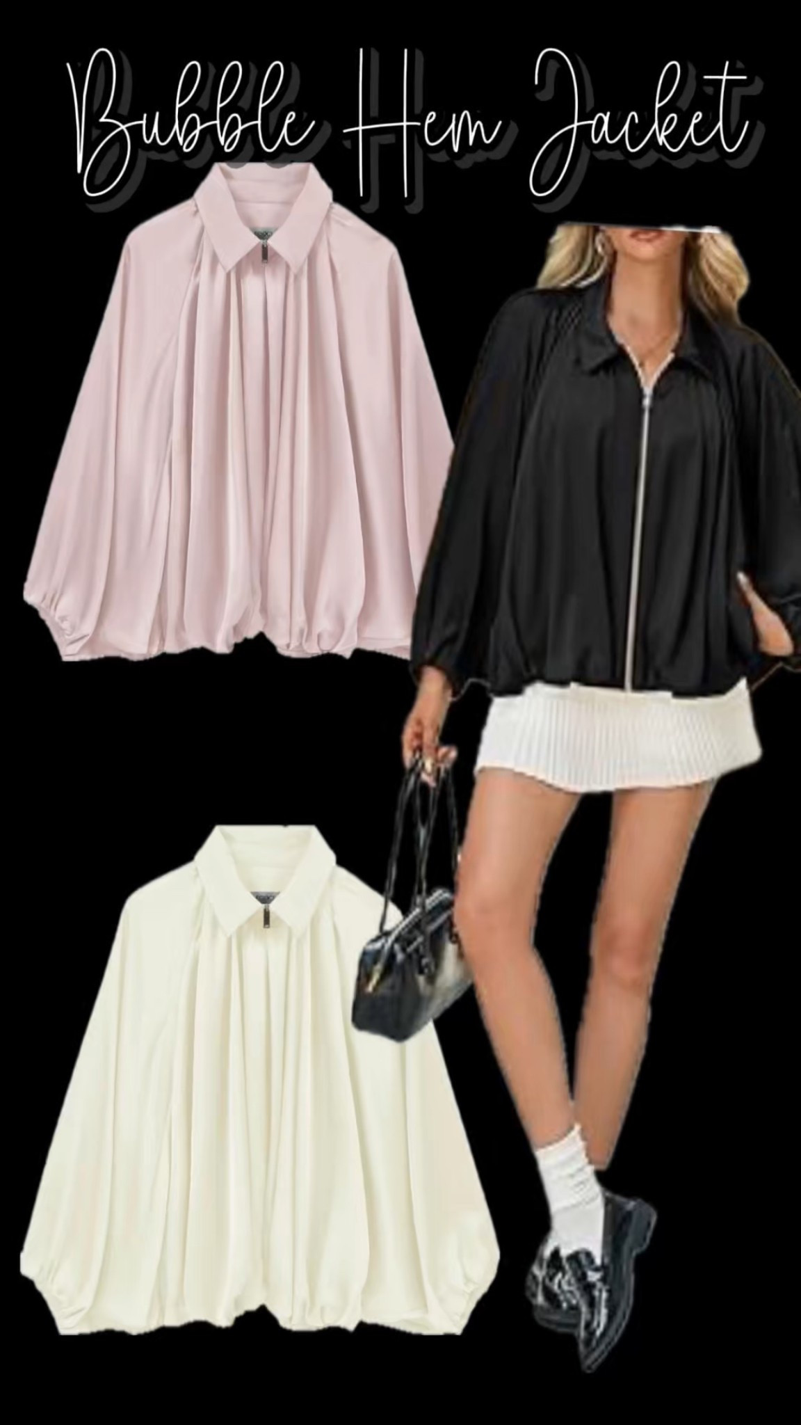 Trendy Bubble Hem Jacket Dupes! Zara said $129 and Amazon said give me $35 pesos! 

#LTKNYFW #LTKStyleTip #LTKFindsUnder50