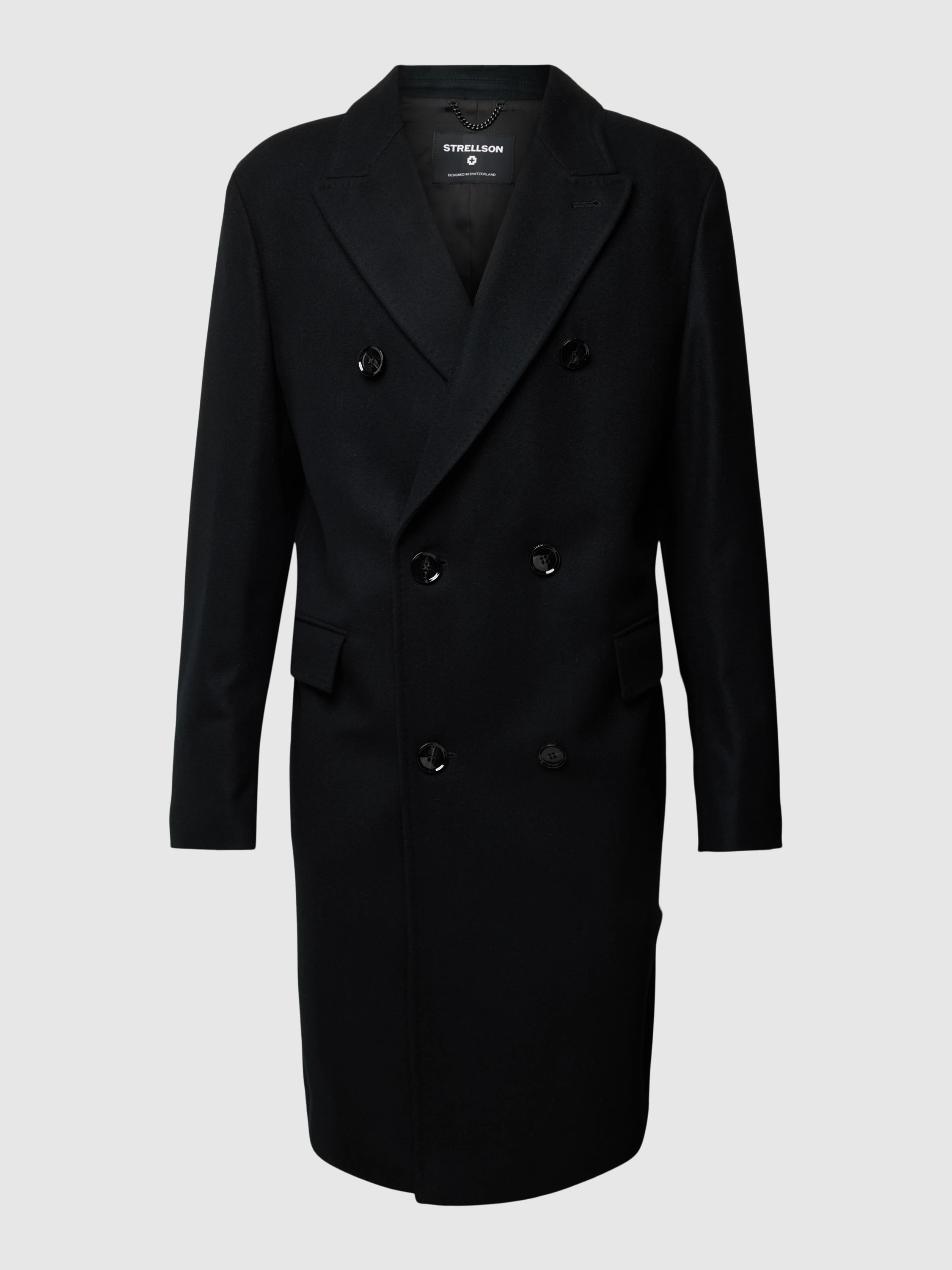 Strellson Mantel mit Reverskragen (black) online kaufen | Peek & Cloppenburg* Düsseldorf DE