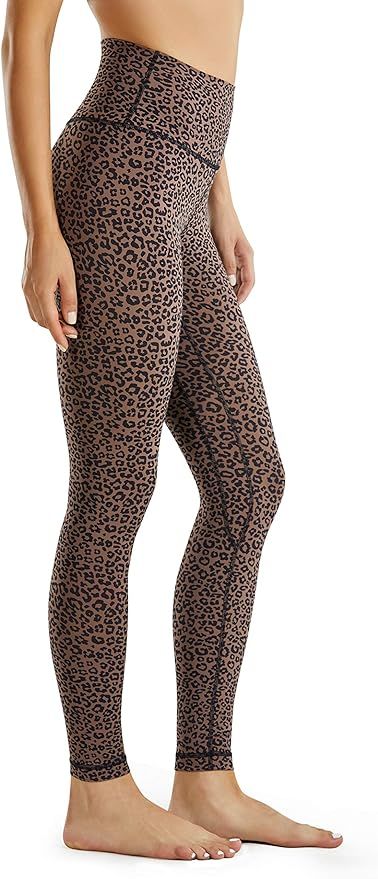 CRZ YOGA Women's Naked Feeling I 7/8 High Waisted Yoga Pants Workout Leggings Leopard Camo - 25 I... | Amazon (US)