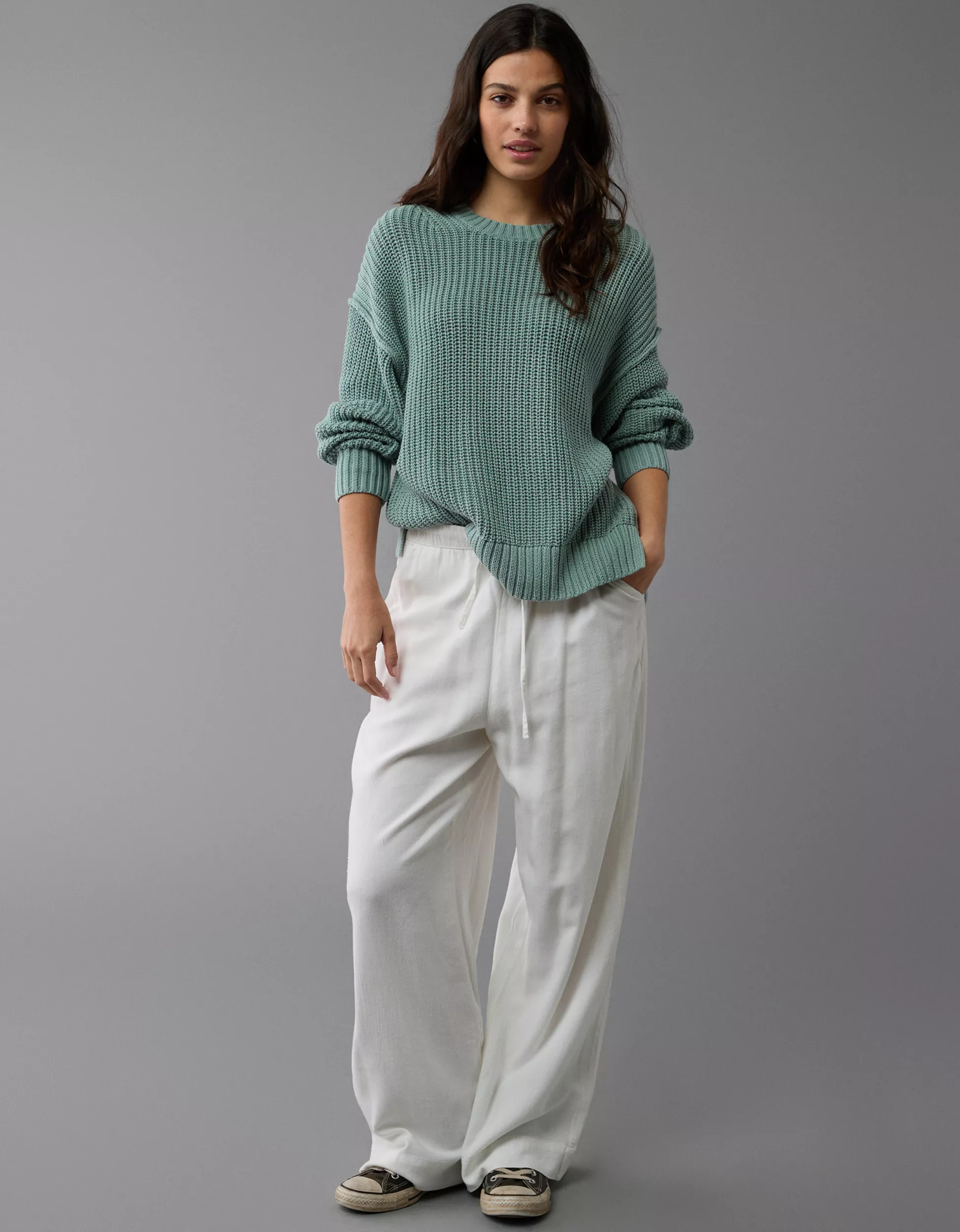 AE Long Weekend Pullover Sweater | American Eagle Outfitters (US & CA)