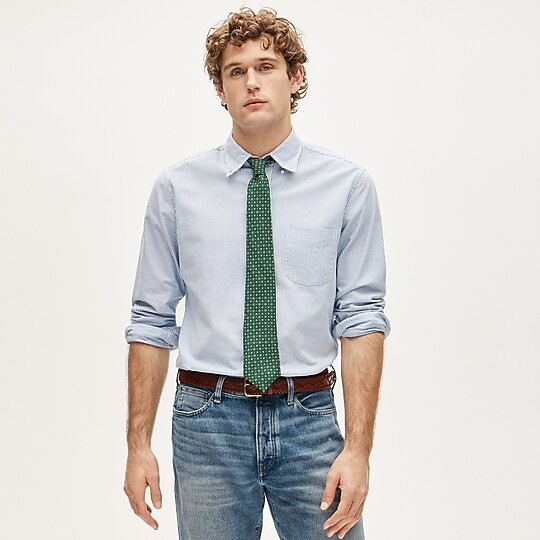 Broken-in organic cotton oxford shirt | J. Crew US