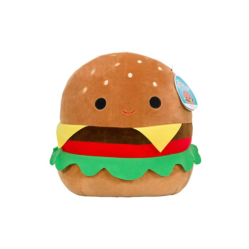 Squishmallow Large 16" Carl The Cheeseburger - Official Kellytoy Plush - Soft and Squishy Food St... | Target