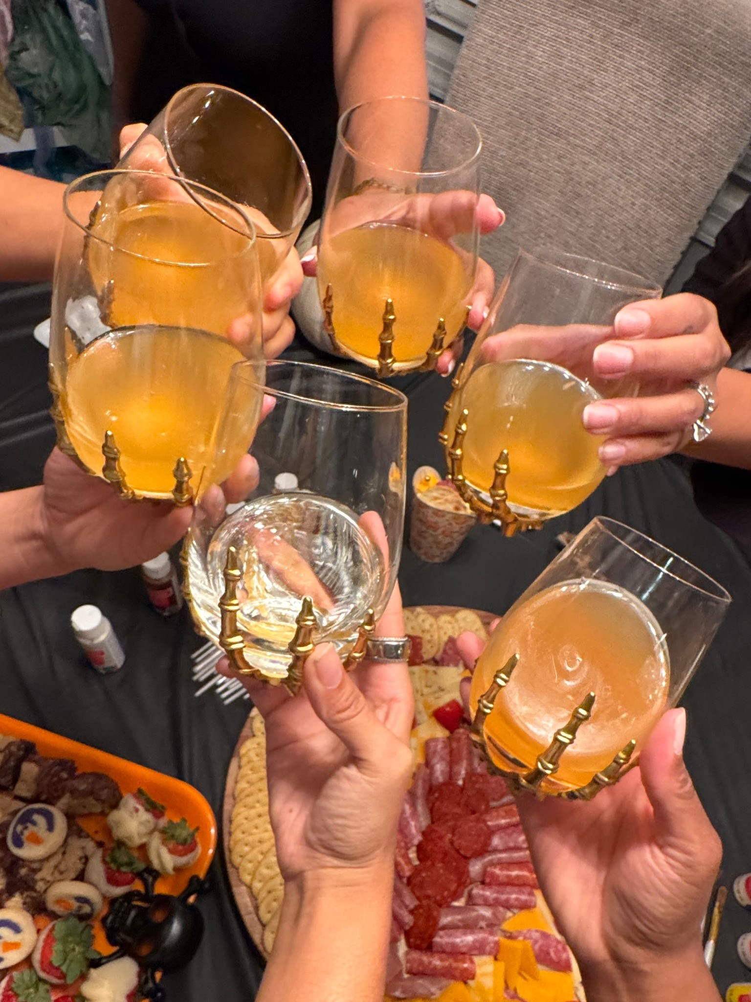 The cutest skeleton hand wine tumblers  💀 

#LTKHalloween