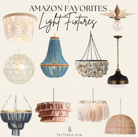 Shop these fun and summery light fixtures from Amazon! 

Coastal light fixtures, coastal chandeliers, summer light fixtures, wood bead chandelier, seashell chandelier, feather chandelier, tufted chandelier  

#LTKhome #LTKstyletip #LTKFind