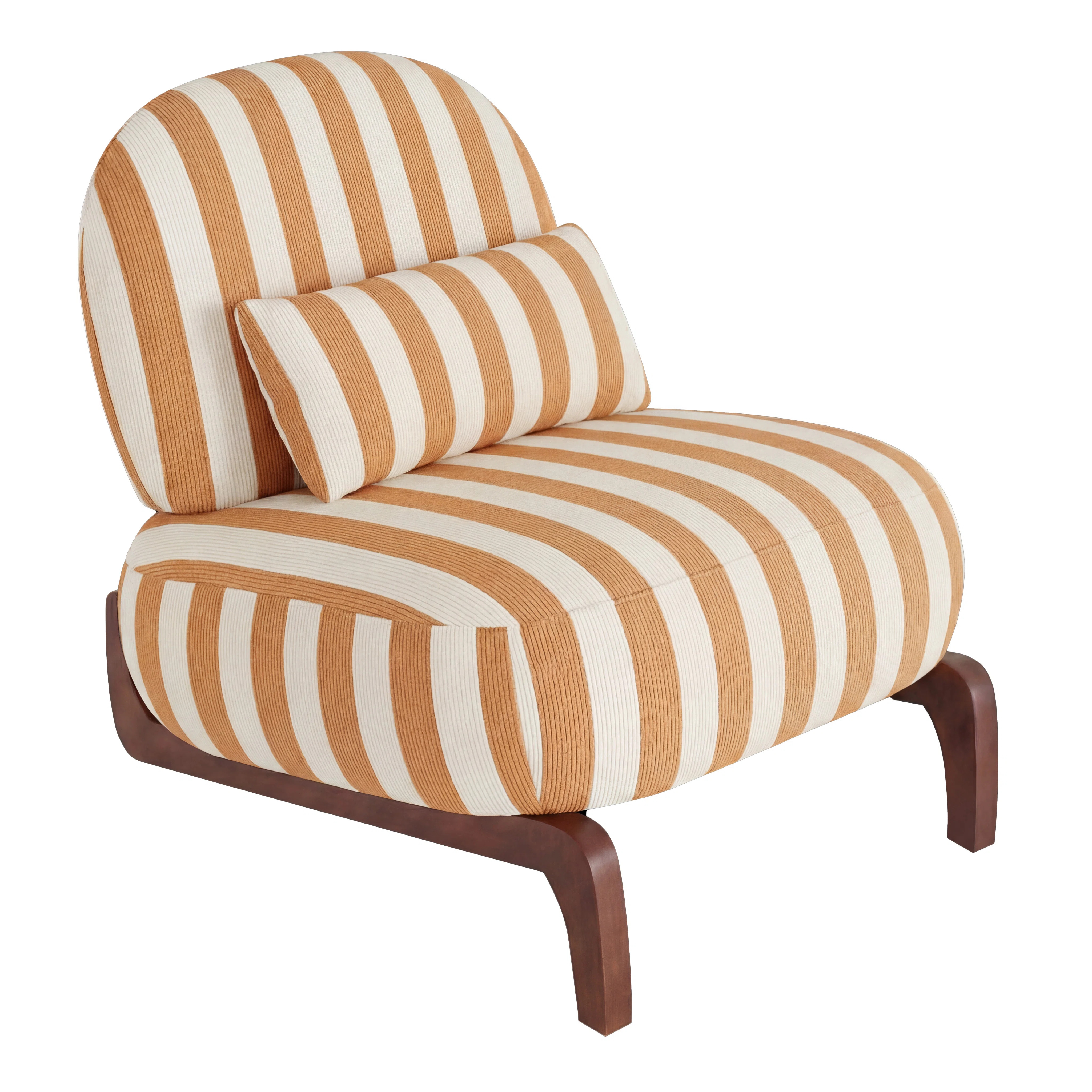 Mid-Century Modern Lounge Chair With Sled Base | Wayfair North America
