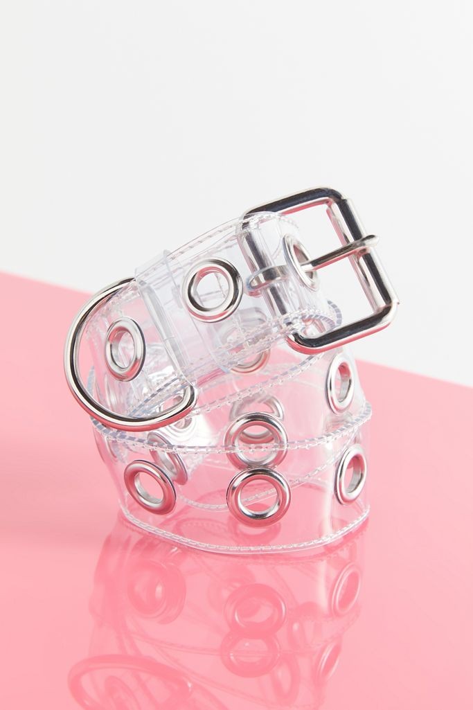 Large Clear Grommet Belt | Urban Outfitters (US and RoW)