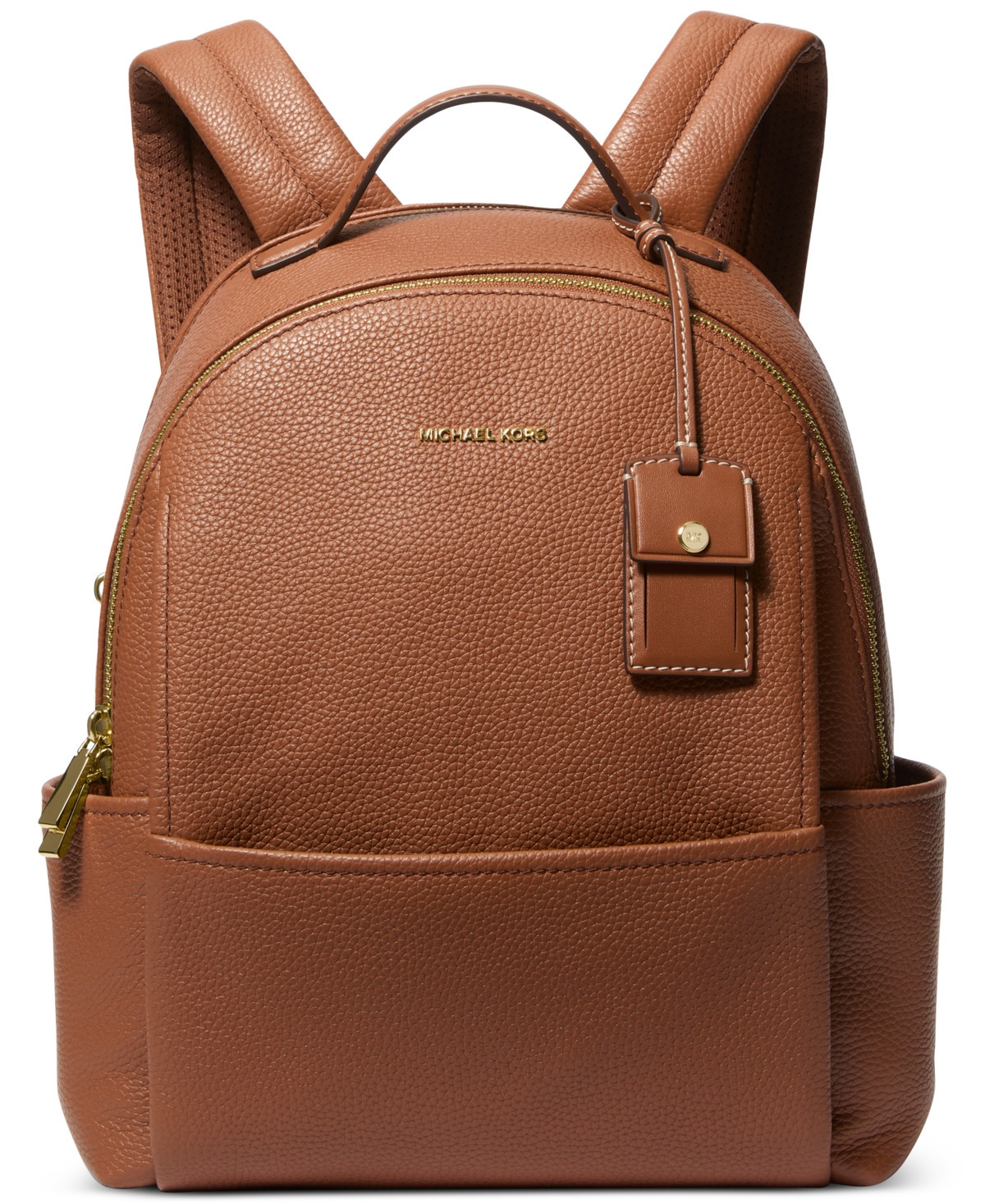 Michael Kors Sable Medium Leather Backpack - Luggage | Macy's