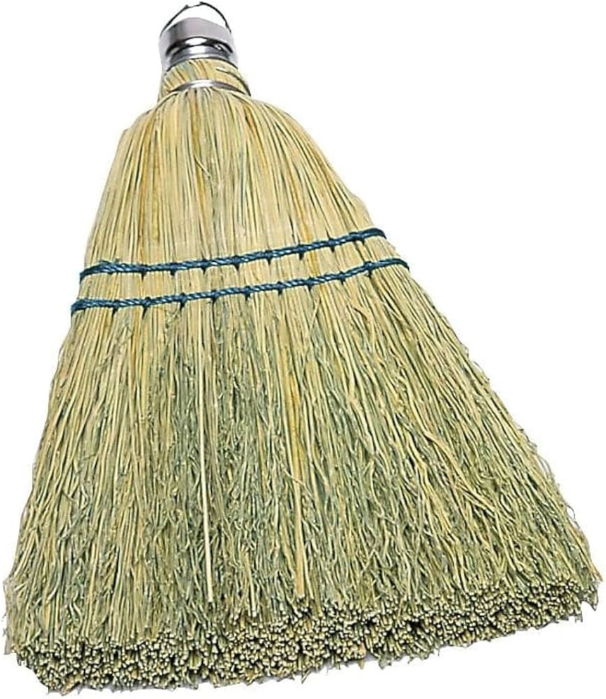 Rubbermaid Commercial 12 Inch Corn Whisk Broom, Yellow, Flagged Natural Bristles for Multi-Surfac... | Amazon (US)