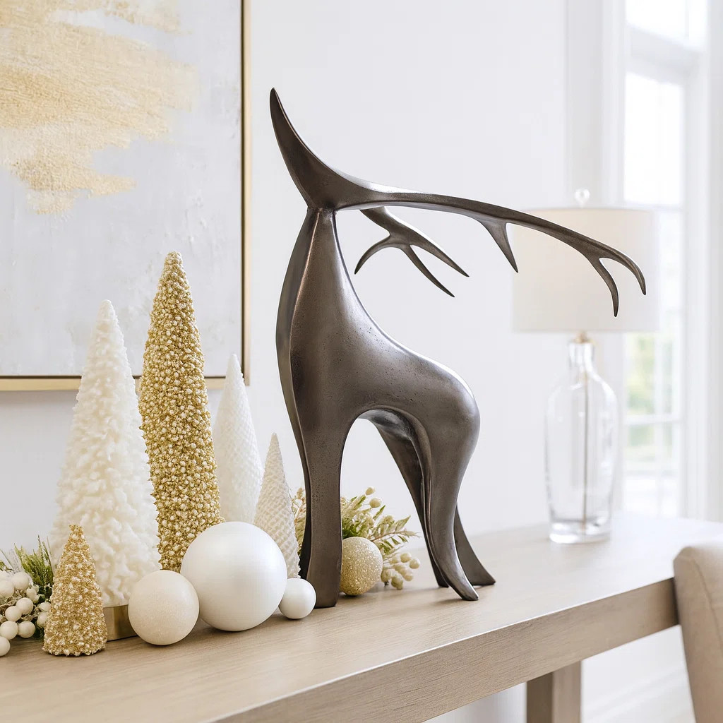 Reindeer Dravid Animals Figurines & Sculptures | Wayfair North America