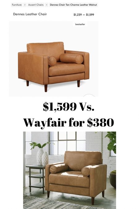 West Elm chair dupe! 

#LTKhome #LTKsalealert #LTKU