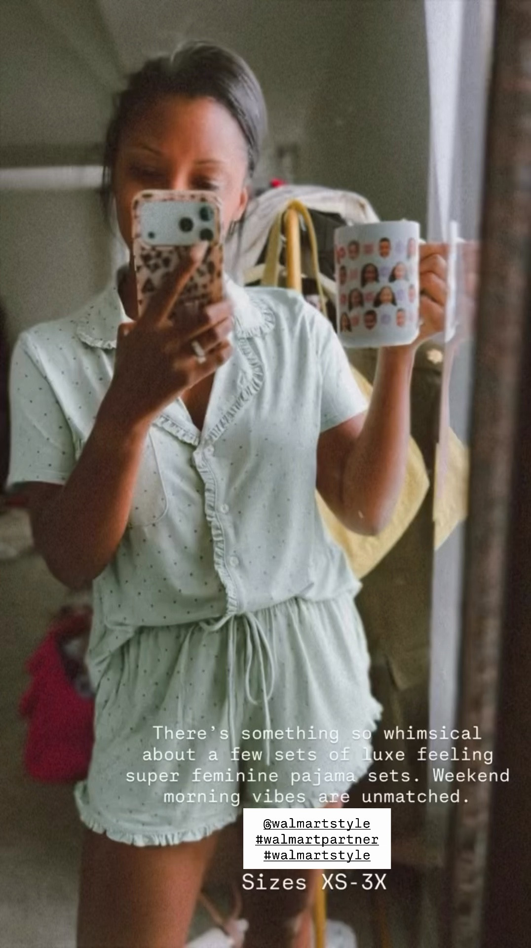 There’s something so whimsical about a few sets of luxe feeling super feminine pajamas from @walmartstyle. Weekend morning vibes are unmatched. #walmartpartner #walmartstyle